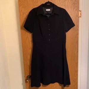 Black Calvin Klein Shirtdress
